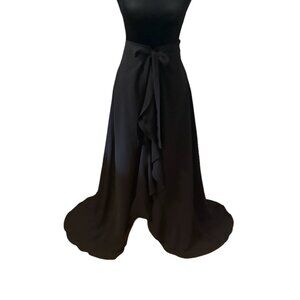 Reborn Pants with Ruffled Skirt Overlay
